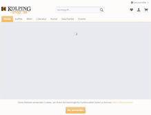 Tablet Screenshot of kolping-shop.de